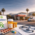 Système de santé aux États-Unis avec hôpital, ambulance et médicaments – coût healthcare USA